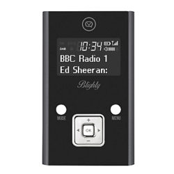VQ Blighty DAB/DAB+/FM Personal Stereo Radio Black